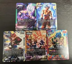 リーダーカード　5種　dual evolution フュージョンワールド③