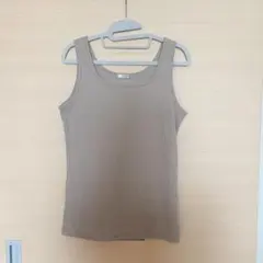 Honeys リブ タンクトップ ベージュのサムネイル