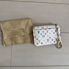 LOUIS VUITTON マルチカラー コインケース キーチェーン付のサムネイル
