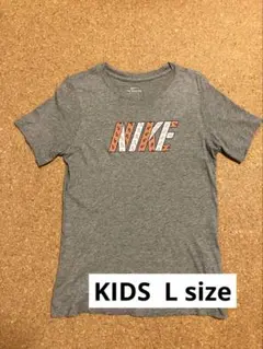 Nike グレー Tシャツ ロゴプリント size L