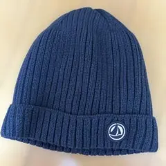 値下げ不可　プチバトー　ニット帽　ネイビー　24-36month