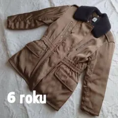 極美品6 ROKU Beauty&Youthボアカラージップ ジャケットM
