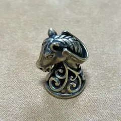 真鍮 ガーディアンベルト 馬 ペンダントトップ キーホルダー 魔除け お守り
