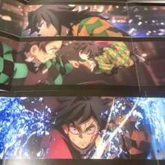 鬼滅の刃 ３面パノラマカード 冨岡義勇 3枚セット 劇場版 入場者特典