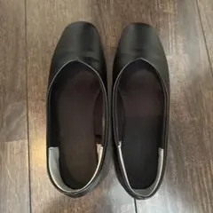 Honeys ブラック フラットシューズ