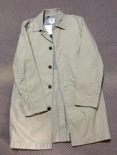 【未使用】⭐︎GAP ベージュ トレンチコート 新品タグ付き　通年　スタイリッシュ