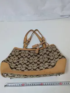 美品COACH シグネチャー ハンドバッグ タッセル F04M-6830 - メルカリ