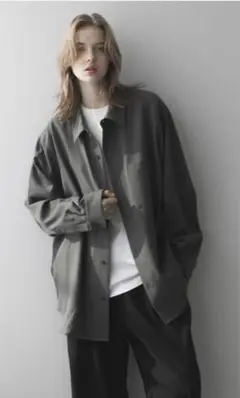 remer ルーズトロミリラックスシャツ カーキ Sサイズ