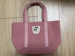 オールドテディガールワッペントートバッグ　小