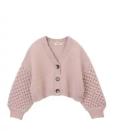 COCO DEAL ケーブルスリーブショートカー ディガン