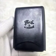 [良品] IL BISONTE イルビゾンテ　ハードレザーカードケース　名刺入れ