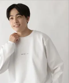 【美品】リッチクリーンスウェット/ロゴ　GLOBALWORK