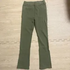 ever closet 自由自在ストレッチパンツ 130cm オリーブ色