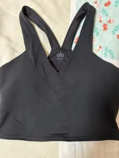 Alo Seamless リブフェイバリット タンクトップ ブラック - メルカリ