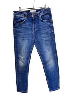 ZARA ザラ スキニーテーパードデニム Y2K ストレッチ