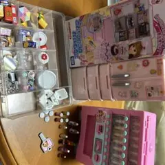 リカちゃん ミニチュア冷蔵庫と自動販売機セット