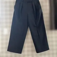 ZARA ダークグレー 2タックワイドスラックス