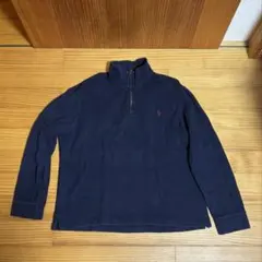 Polo Ralph Lauren ネイビー ハーフジップセーター L