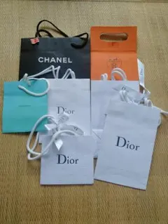 高級ブランド紙袋セット 7枚