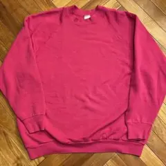90’s フルーツオブザルーム　Blank Pink Sweatshirt