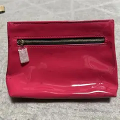 値下げ 新品訳あり YSL 光沢ピンクポーチ ノベルティ