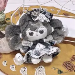 無属性　ぬい服　10㎝　ハンドメイド　c41白