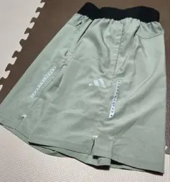 ☆AHP-591 アディダス TJFI ハーフショーツ 薄緑 サイズ XL