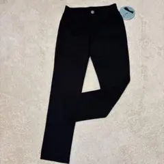 レディースパンツ　Ｍサイズ　黒　ポリエステル100%