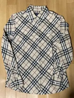 BURBERRY チェック柄 長袖シャツ Mサイズ