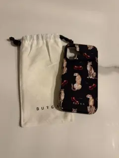 BURGA iPhone17ケース　ヒョウ　チーター チェリー