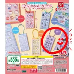 サンリオキャラクターズ ボンボンドロップミニチュアチャーム