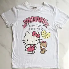 サンリオ ハローキティ Tシャツ M 半袖 ホワイト ビンテージ レトロ古着⁠