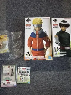 赤*主様 一番くじナルト & ロック・リー フィギュアセット