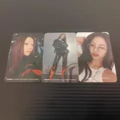 LE SSERAFIM ユンジン dicon popup 3枚 ラントレ トレカ