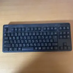 ELECOM Bluetooth ワイヤレスキーボード TK-FBM111BK