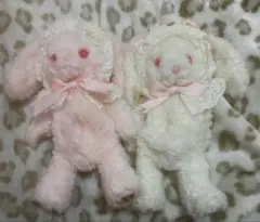 うさくみゃポシェット　ピンク　白　セットのサムネイル