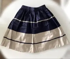 【DOUBLE STANDARD CLOTHING】フレアスカート　膝丈　36のサムネイル