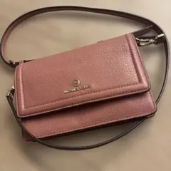 MICHAEL KORS ピンク レザー ショルダーバッグ
