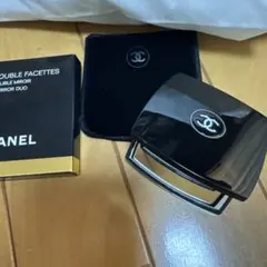 袋付き　CHANEL DOUBLE FACETTES コンパクトミラー　一式