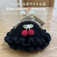 大人可愛いBlack cotton❤️ Princess˚✧₊⁎お財布♡ポーチ