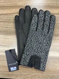 DAL DOSSOレザー手袋　ブラック　8.5