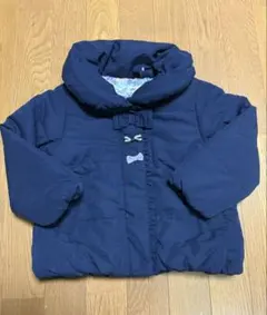 シューラルー　アウター　ネイビー　花柄　新品　女の子　キッズ　100サイズ