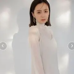 anuans レイヤードアシメフレアキャミワンピース　アイボリー