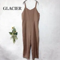 美品　GLACIER キャミソールサロペット　オールインワン　Ｌ　ブラウンのサムネイル