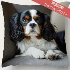 キャバリア　雑貨　犬柄　グッズ　寝具　クッションカバー　DOGのサムネイル