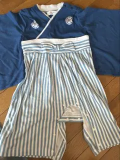 袴ロンパース　90 ネイビー