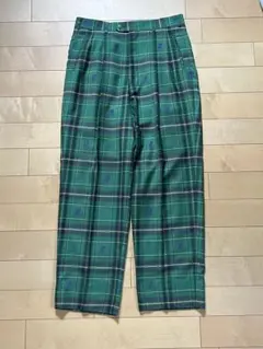 BALENCIAGA 90’s~ チェック柄ワイドスラックスのサムネイル