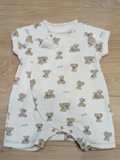 mocmof 未使用品　クマ柄ロンパース 70cm