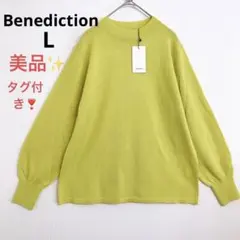 【美品】 ベネディクション ニット セーター モックネック カジュアル きれいめ