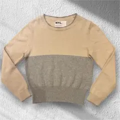 値下げ　MHL. マーガレットハウエル ニット セーター サイズ２ バイカラー